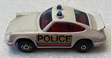 Vintage Corgi Juniors Porsche Carrera Police Cruiser White Diecast Great Britain