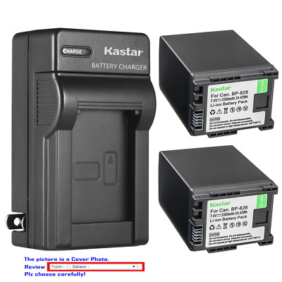 #ad #ad Kastar Battery Wall Charger for Canon BP 828 BP 820 amp; Canon VIXIA HF G30 Camera $97.49