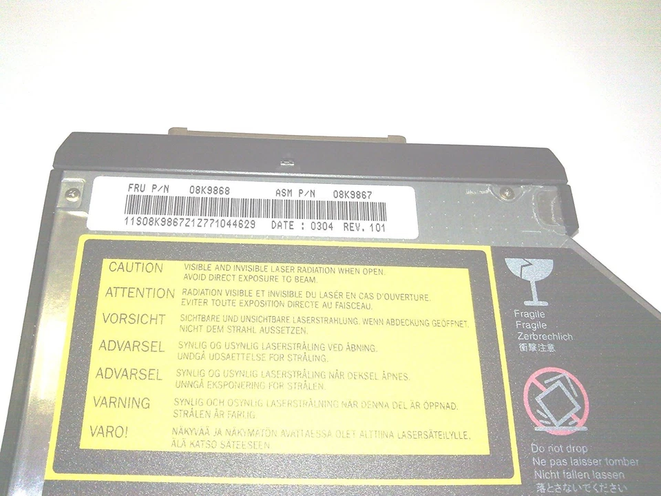 GENUINE IBM ThinkPad A20 A22 A30 T20 T22 T30 R30 R40 X30 X31 CD/DVD Drive - Image 4 of 4