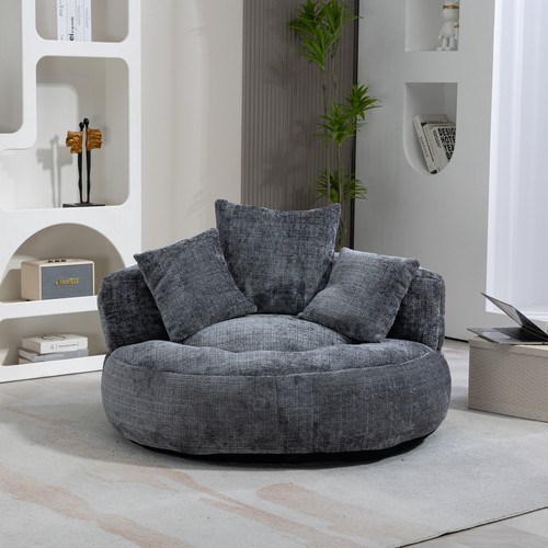 COOLMORE Lazy Sofa Durable Comfort Lounger High Back Bean Bag Chair Couch With T - Picture 6 of 12