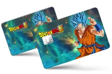 Dragonball Z Goku Credit Card Smart Sticker Skin Pre-cut Small Chips Bank Debit