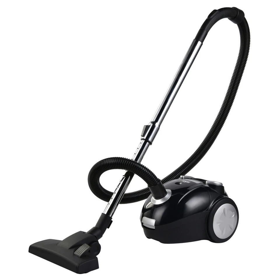 Beutelstaubsauger Staubsauger mit Kabel 800W hohe Saugkraft geräuscharm schwarz