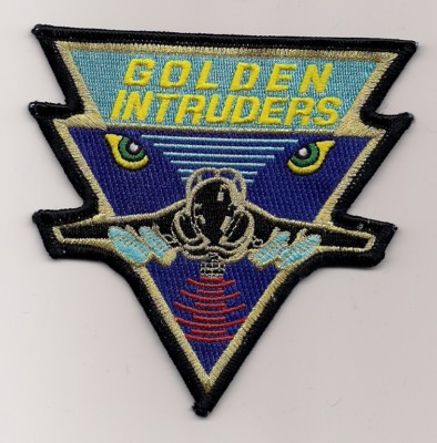 VA-128 GOLDEN INTRUDERS A-6 PACIFIC FLEET REPLACEMENT ATTACK SQN patch