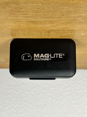 Maglite Solitaire Mini Flashlight - Black, 1-Cell AAA, Presentation Box