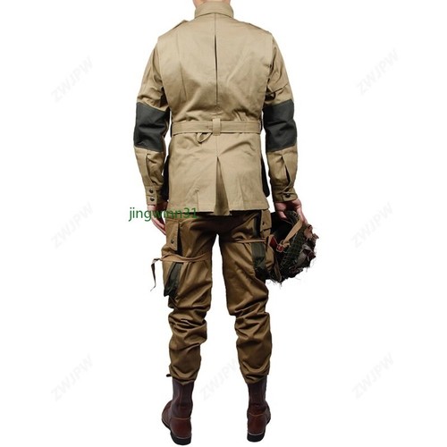 WW2 US M42 10182 Army Uniform Paratrooper Costume Set Men's Solider Clothing New - Picture 3 of 10