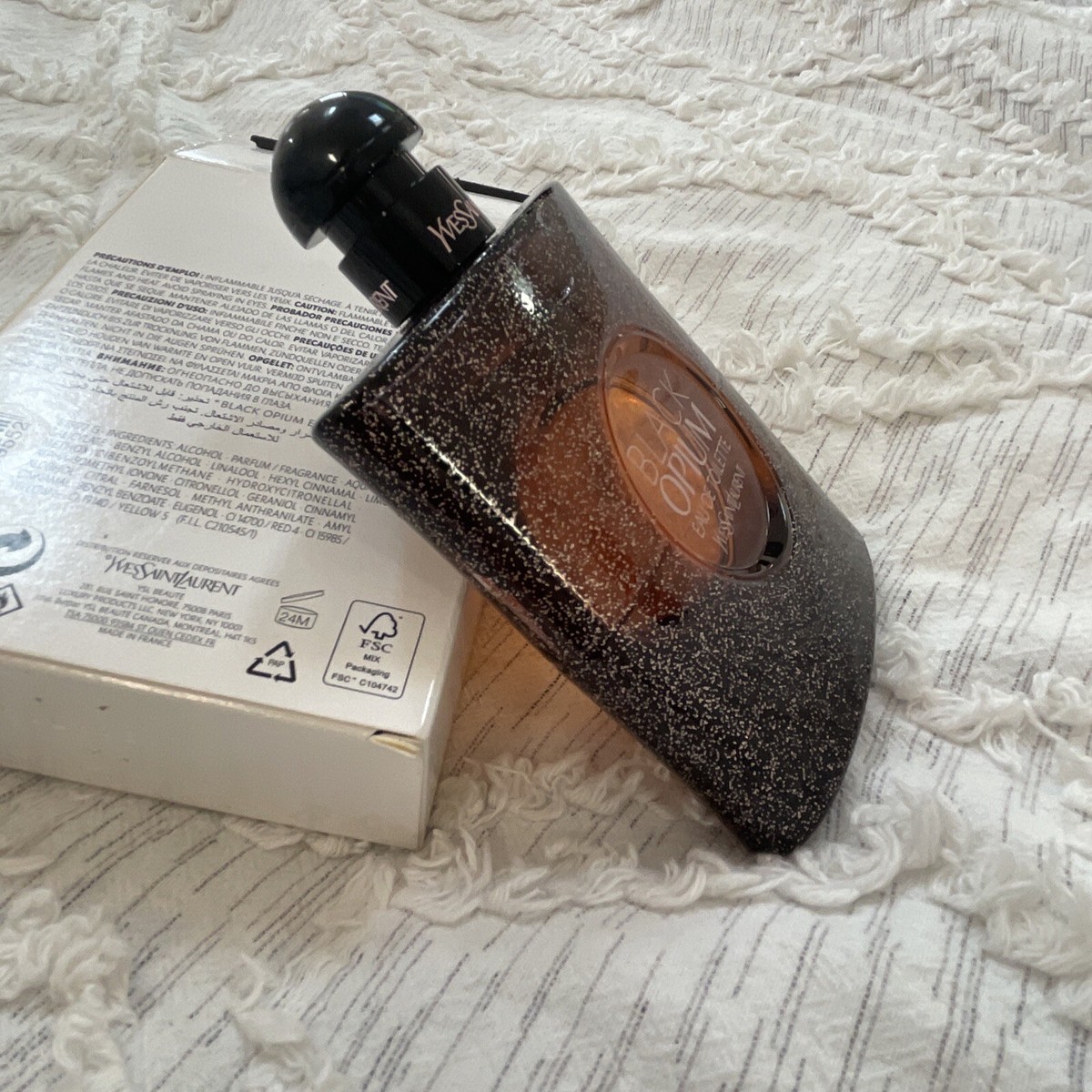 Black Opium by Yves Saint Laurent 3oz 90ML Eau De Toilet - Open