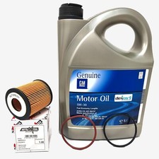 Opel GM 5w-30 Dexos 2 Longlife Motoröl 5 Liter Ölfilter Astra Vectra C 1.9 CDTi