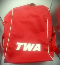 Vintage Trans World Airlines Carry-on Bag Made in USA Vinyl