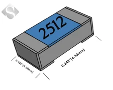 STACKPOLE ELECTRONICS RMCF 1W 22 OHM 5% CHIP RESISTOR RMCF2512JT22R0