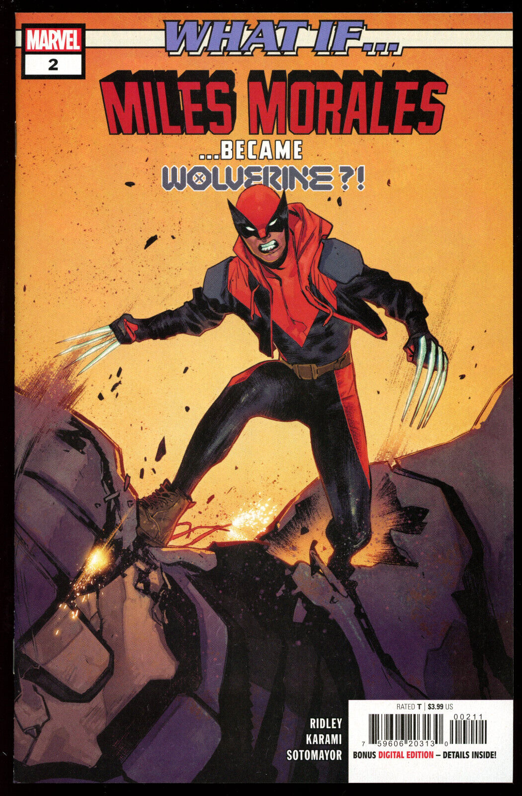 WHAT IF MILES MORALES BECAME WOLVERINE #2 (2022) SARA PICHELLI REGULAR COVER