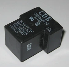 CDE Cornell Dubilier SPST N.O. 1 Form A CDR801 Relay - 277 VAC / 30A - 24 V Coil