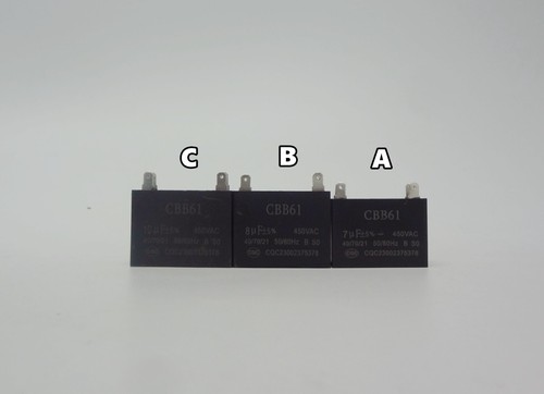 CBB61 450V AC Appliance Motor Run Capacitor with 2+2 Pin 7uF/8uf/10uf 50/60Hz - Picture 2 of 11