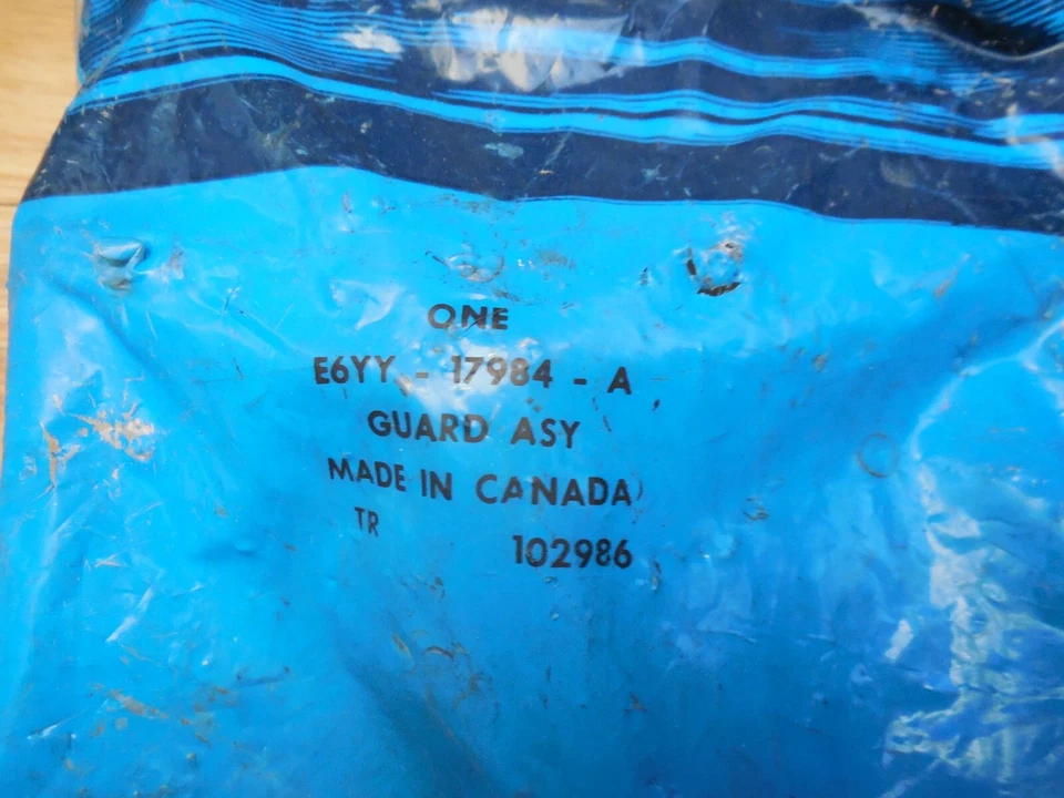 NOS 1985-1987 Mercury Lynx Rear Bumper Guard RH E6YY-17984-A - Image 3 of 3