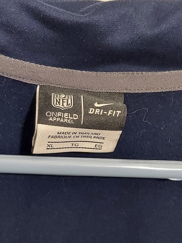 Tennessee Titans NFL OnField Apparel Nike Dri-Fit Jacket Size XL Navy Blue READ - Picture 7 of 10