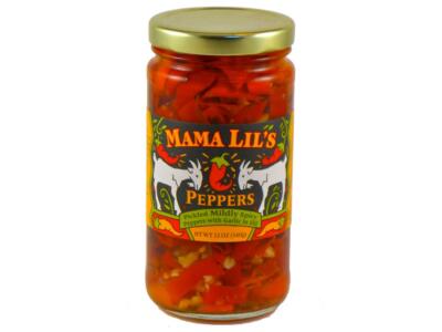 Goathorn Peppers Pickled in Oil 12 Ounce Locally Grown Condiment for Dipping