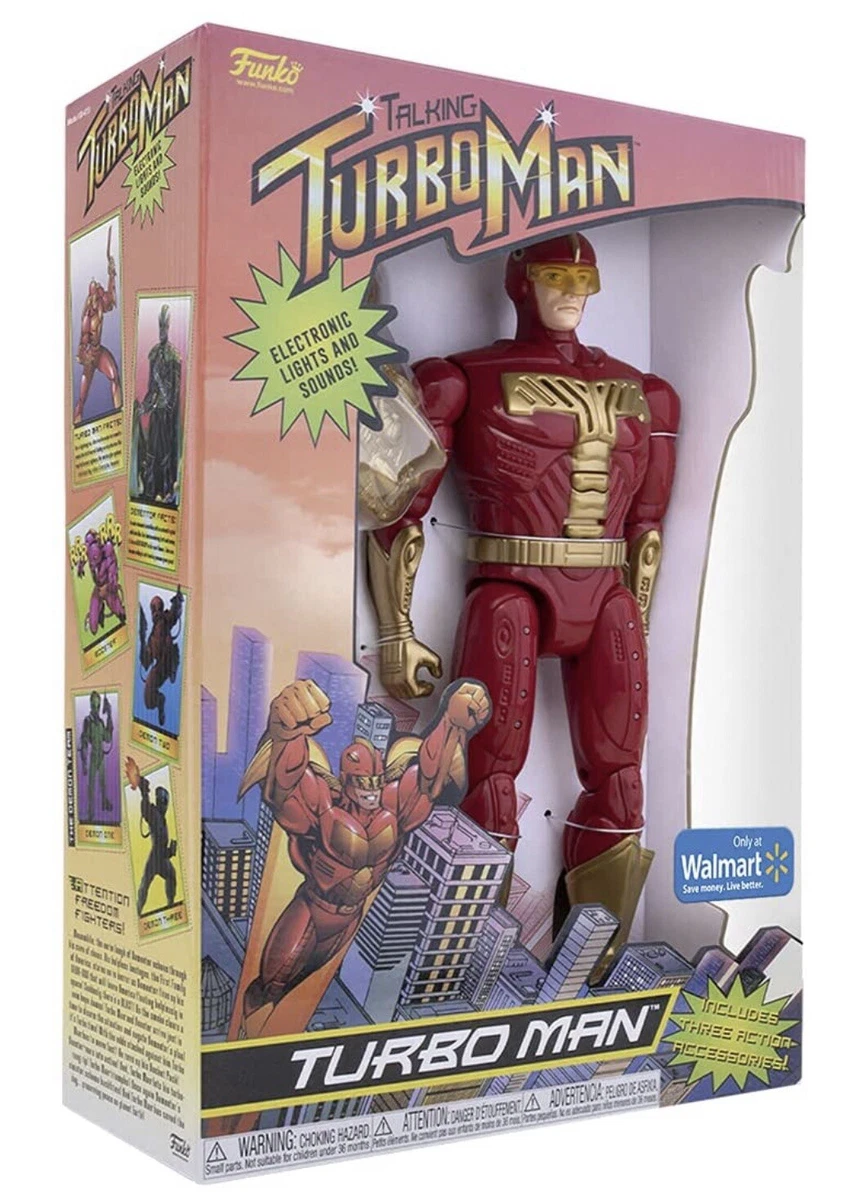 Turbo Man Walmart Exclusive Action Figure From Funko! 