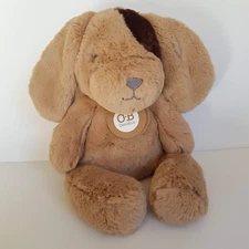 DAVE DOG Plush OB Designs Puppy Baby Lovey Comforter Soft Toy Stuffed Animal