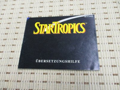 Star Tropics Spielanleitung / Anleitung Nintendo NES