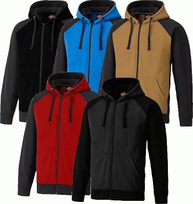 Dickies Two Tone Hooded Pullover Sweatshirt Mens Workwear Hoodie SH3007