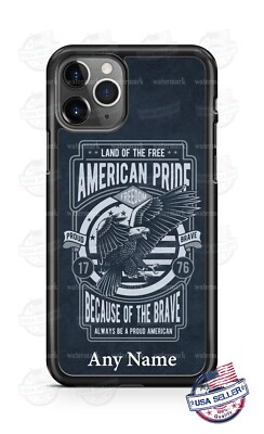 American Patriots Land of the Free Phone Case For iPhone 12 Samsung S21 Google