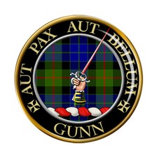 Gunn Scottish Clan Pin Badge