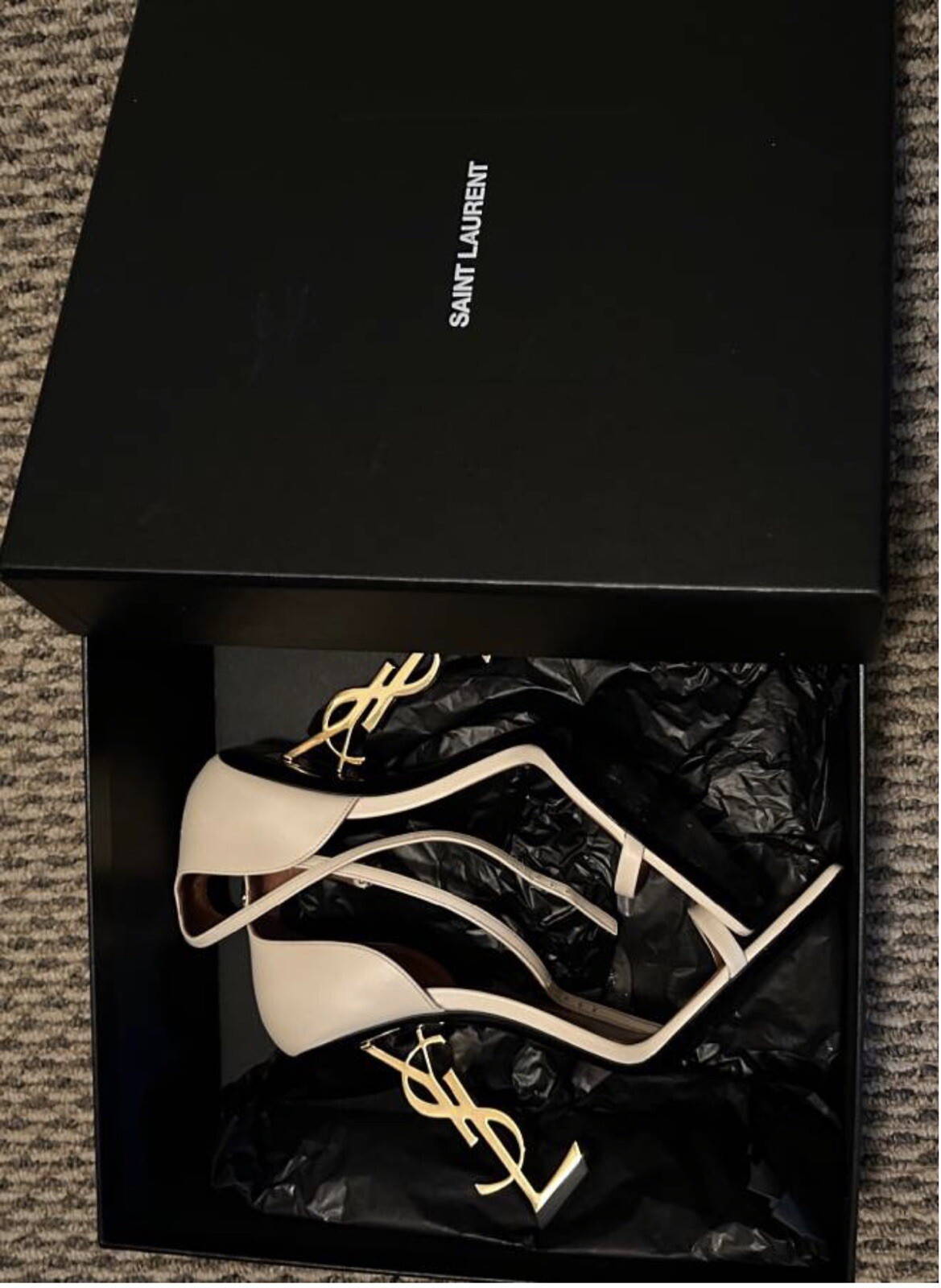 SAINT LAURENT Sandali YSL OPYUM 110 mm taglia EU 37 5 UK 4 5