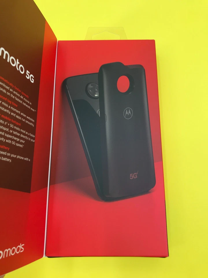Motorola 5G Moto Mod for Moto Z3 Moto Z4 Verizon Black New Sealed - Image 2 of 4