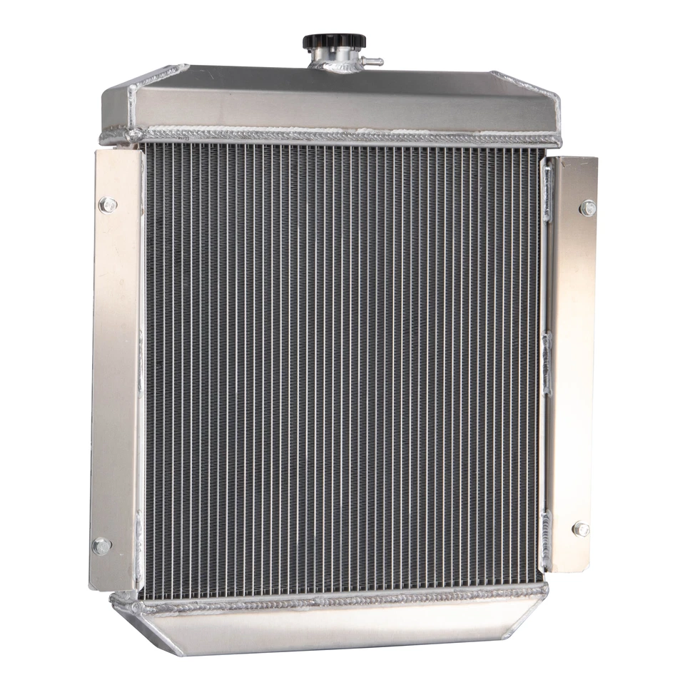 3Row Radiator+Fan Shroud For 1954-1956 Ford Customline Club Country Sedan V8,HOT Foto 4 de 4