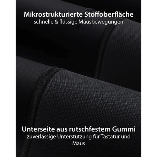 Cisvis Gaming-Mauspad XXL 800 x 300 mm Mousepad Anti-Rutsch-Matte PC Laptop - Bild 9 von 12