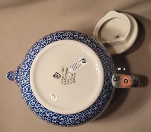 Unikat Polish Pottery Tea Or Coffee Pot 7 Cups (Lenkiewicz 1221) NEW! - Picture 5 of 5