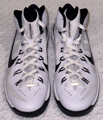 NIKE Hyperdunk 2014 White Off White Black Basketball Shoes
