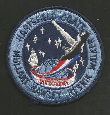 SHUTTLE DISCOVERY STS-41D RESNIK SPACE  PATCH  3''