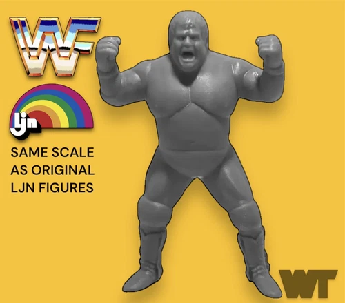 DUSTY RHODES WWF LJN *Full Scale* CUSTOM Unpainted WWE WCW *READ*