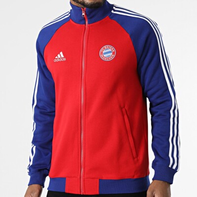 Bayern München adidas シャツ 赤青 Bayern Munchen 2014 Home Jersey #19 Gotze Adidas Red Blue