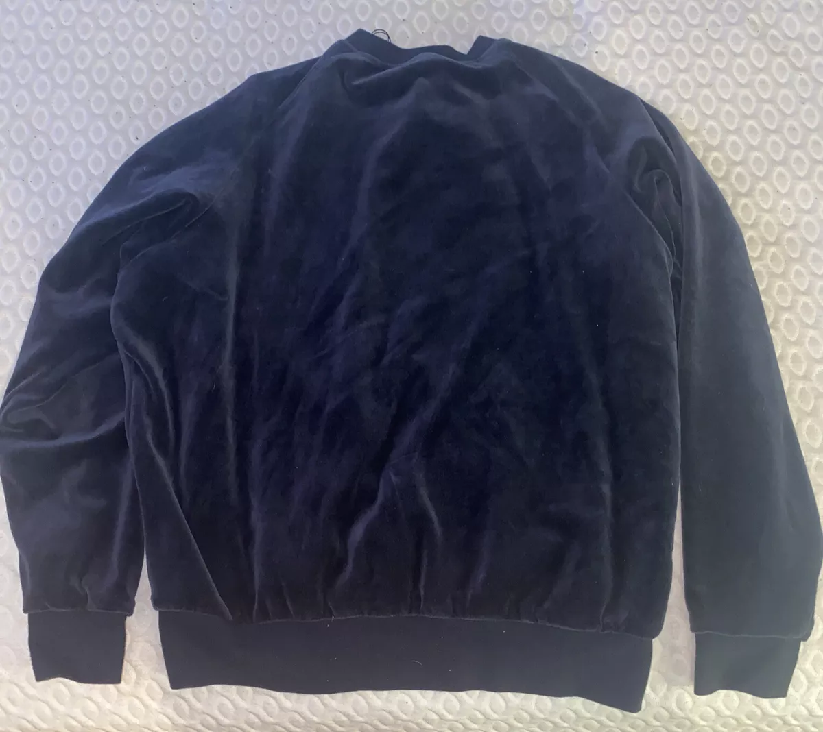 Kith X Bergdorf Goodman Velour Williams Crewneck Sz xS blue 2017