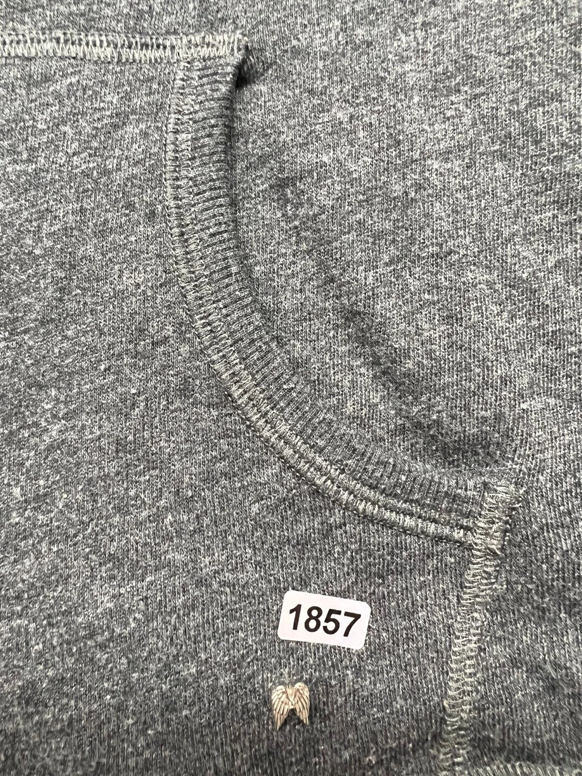 UNDERCOVER Giacca con cappuccio da donna pullover Victorias Secret grigio paillettes M