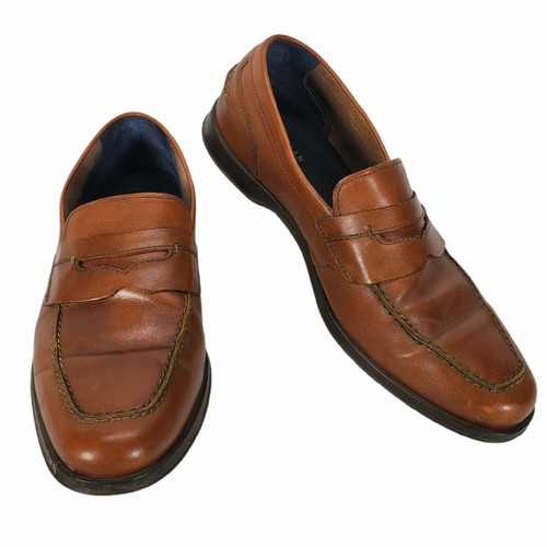 Fleming Leather Penny Loafer Shoes Mens 