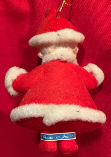 Weihnachtsmann, Frau Claus, rot, verschlossen, Kunststoff, Ornamente, Vintage, MCM, Weihnachten, Set/2,XM1 - Bild 7 von 24