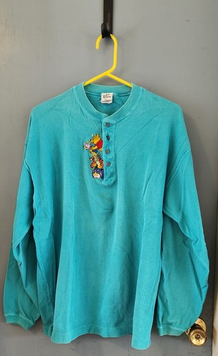 Vintage Disney Store Winnie the pooh And Piglet Long Sleeve shirt size Large L