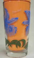 Orchid Peanut Butter Glass Glasses Drinking Kitchen Mauzy 77-8