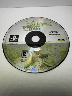 shrek treasure hunt Playstation 1 PS1 Working Disk only (untracked)