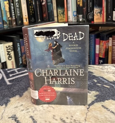 Club Dead - Charlaine Harris (Hardcover) First Edition/1st Print, Ex-Lib.