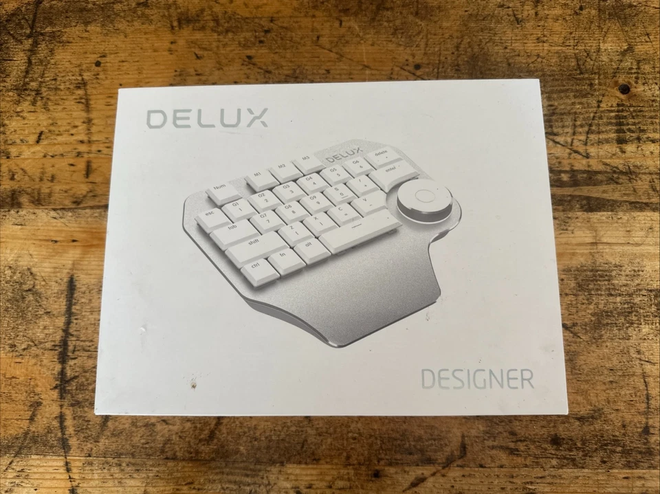 NICE! Delux T11 Designer Single Hand Keyboard Surface Dial FREE SHIPPING! - Image 2 of 4