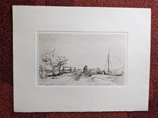 Rembrandt, Six's Bridge, Alamy 1645, On Arches, As Shown