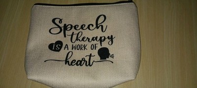 Speech Therapy Cosmetic Make Up Pencil Càse Bag