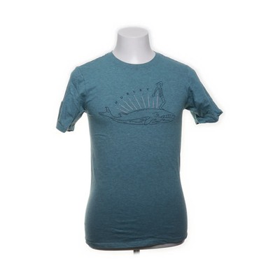 Hurley, T-shirt, Größe: S, Blau, Print, Herren #krU