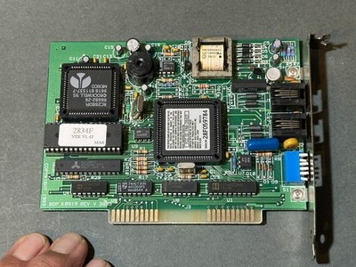VINTAGE 1993 BEST DATA PRODUCT BDP 10919 28.8K ISA FAX MODEM MXB91C