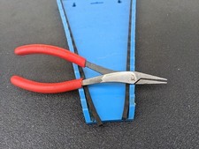 #ar941 Snap on Tools 61ACP 8" Duck Bill Pliers Red Handle Made in USA