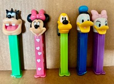 Disney Classic PEZ Candy Dispensers Minnie Mouse Pluto Donald Duck Loose VGUC