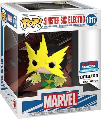 Funko POP Deluxe Marvel Sinister 6 Electro Marvel Comics Spiderman Villains